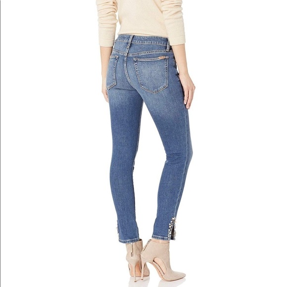 Joe’s Jeans Icon Midrise Skinny Ankle Gem Slit 26 - Picture 4 of 8